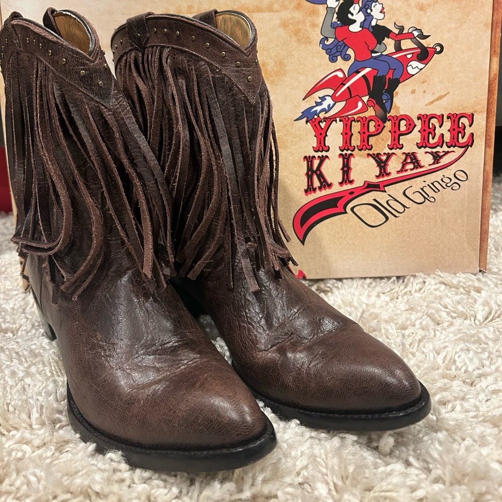 Old Gringo fringed boots